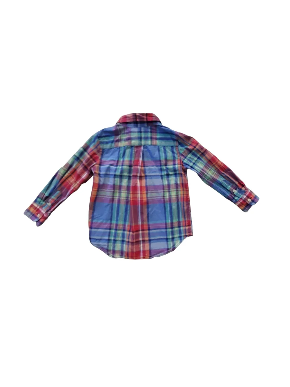 Ralph Lauren Boys Multicolor Plaid Button-Down Shirt